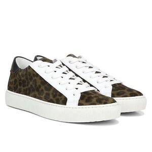 Veronica Beard Suede Leopard Bibi Sneakers Size 10